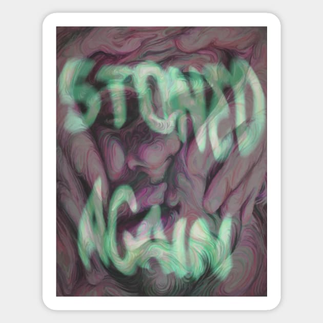 Stoned Again Sticker by SophieGalleri